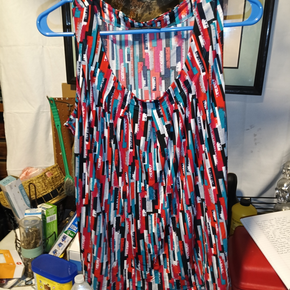 Kasper Multicolor Sleeveless Top
